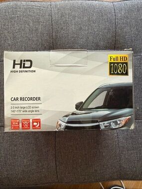 Full 1080P Car Recorder Dash Camera — Black
